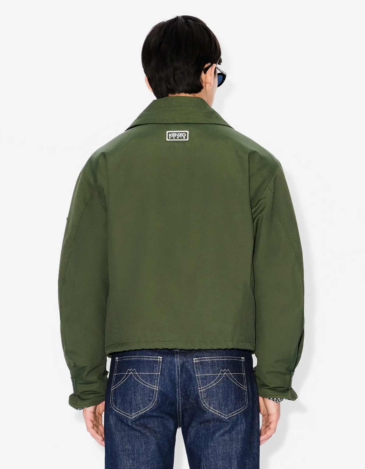 Kenzo Green Army Flight Jacket - 6