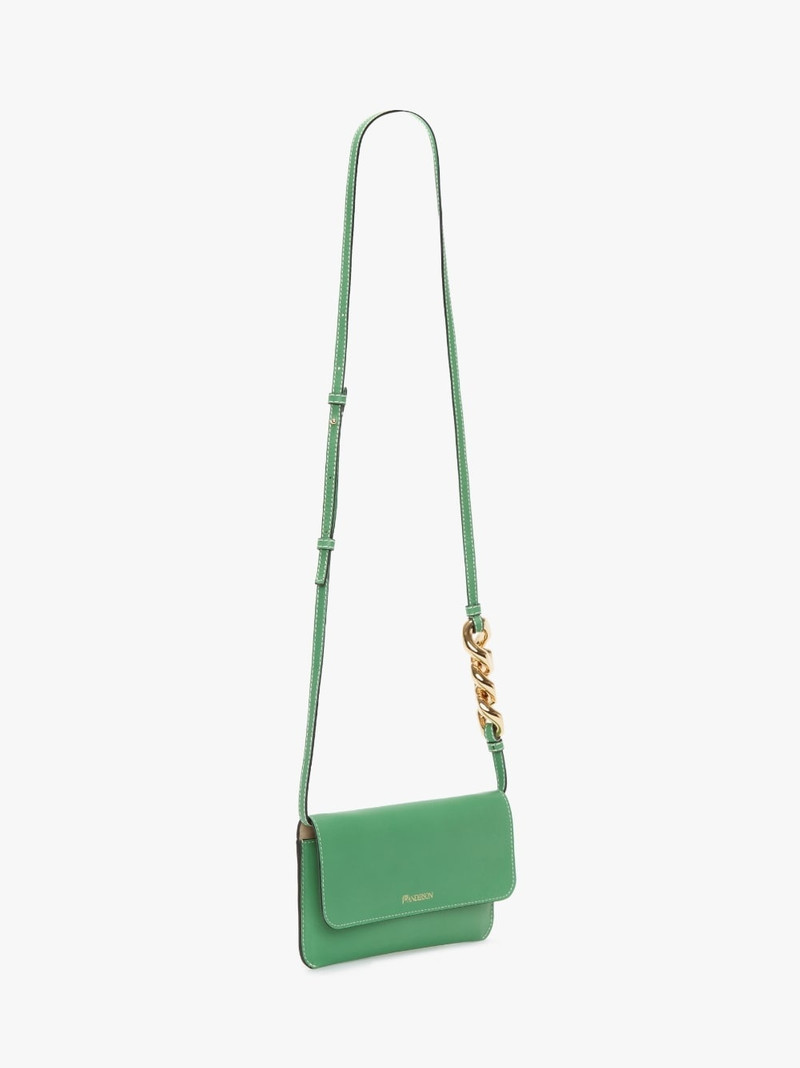 JW Anderson LEATHER PHONE CHAIN POUCH outlook