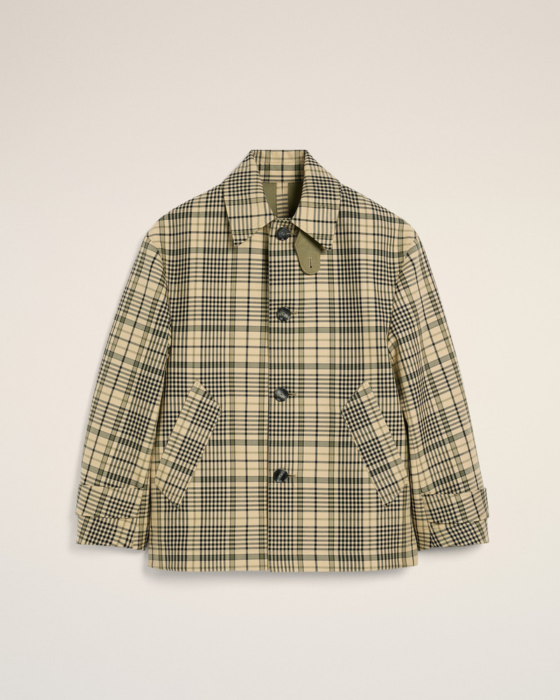 AMI Paris BEIGE BOUNDED BUTTONED JACKET outlook