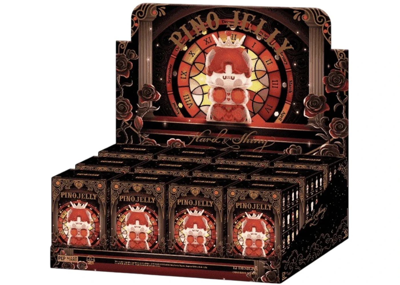 Pop Mart PINO JELLY Hard & Shiny Series Figures Sealed Case (12 Blind Box) - 1