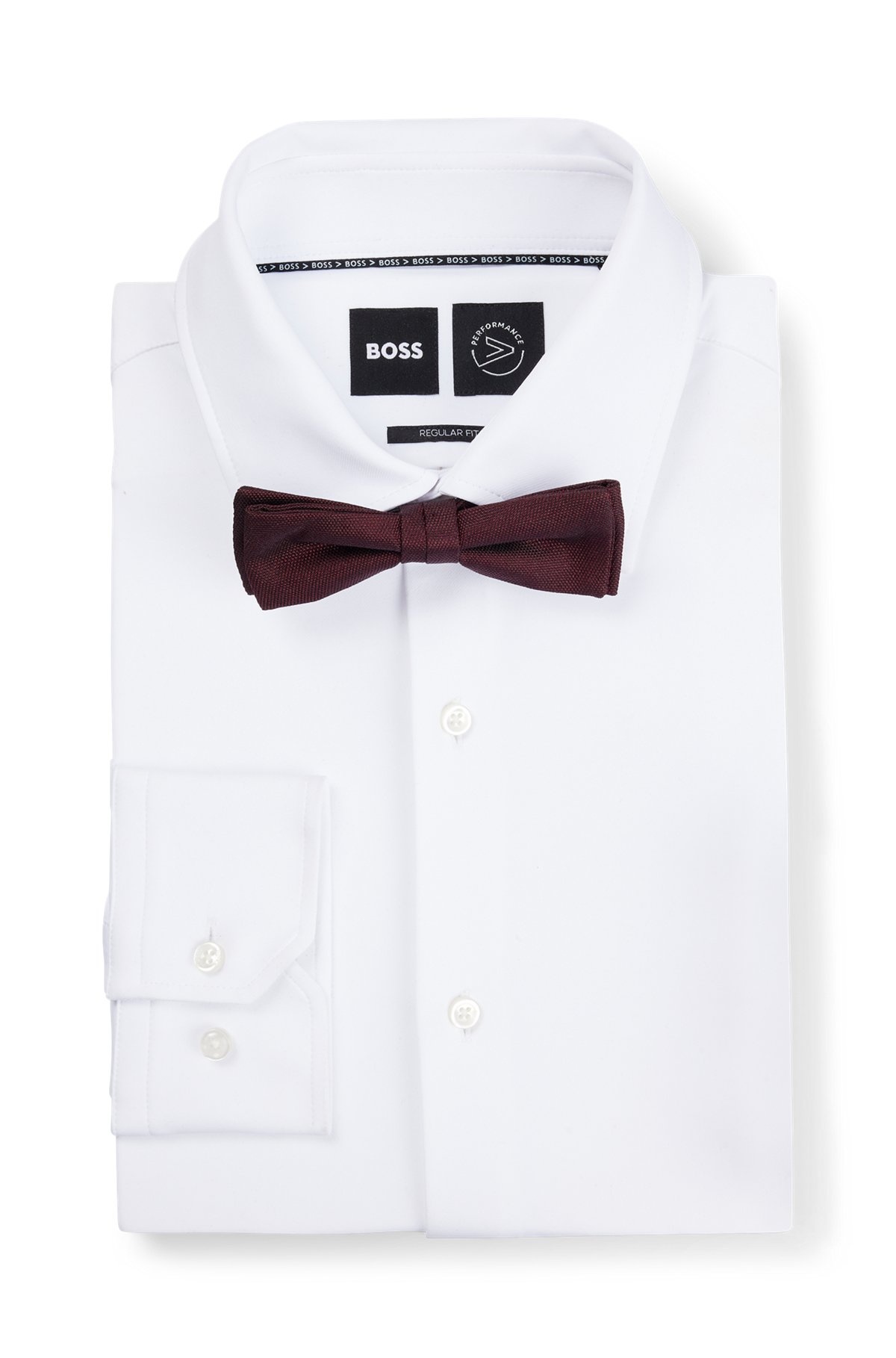 ITALIAN-MADE BOW TIE IN SILK JACQUARD - 3