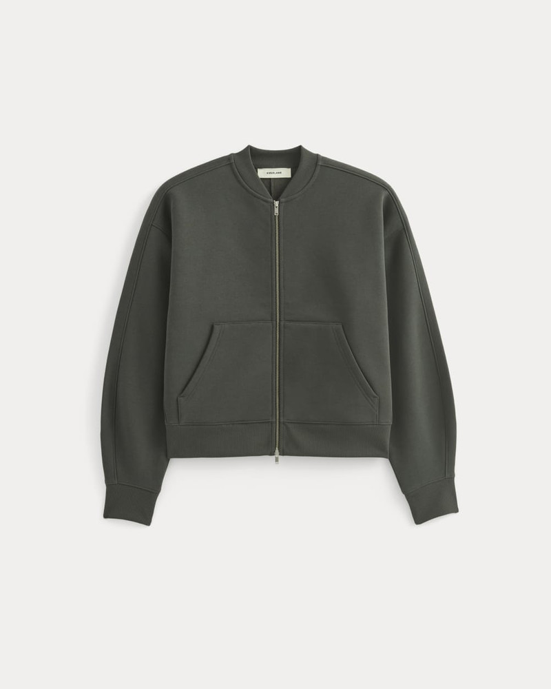 LUXE FLEECE BOMBER JACKET 1