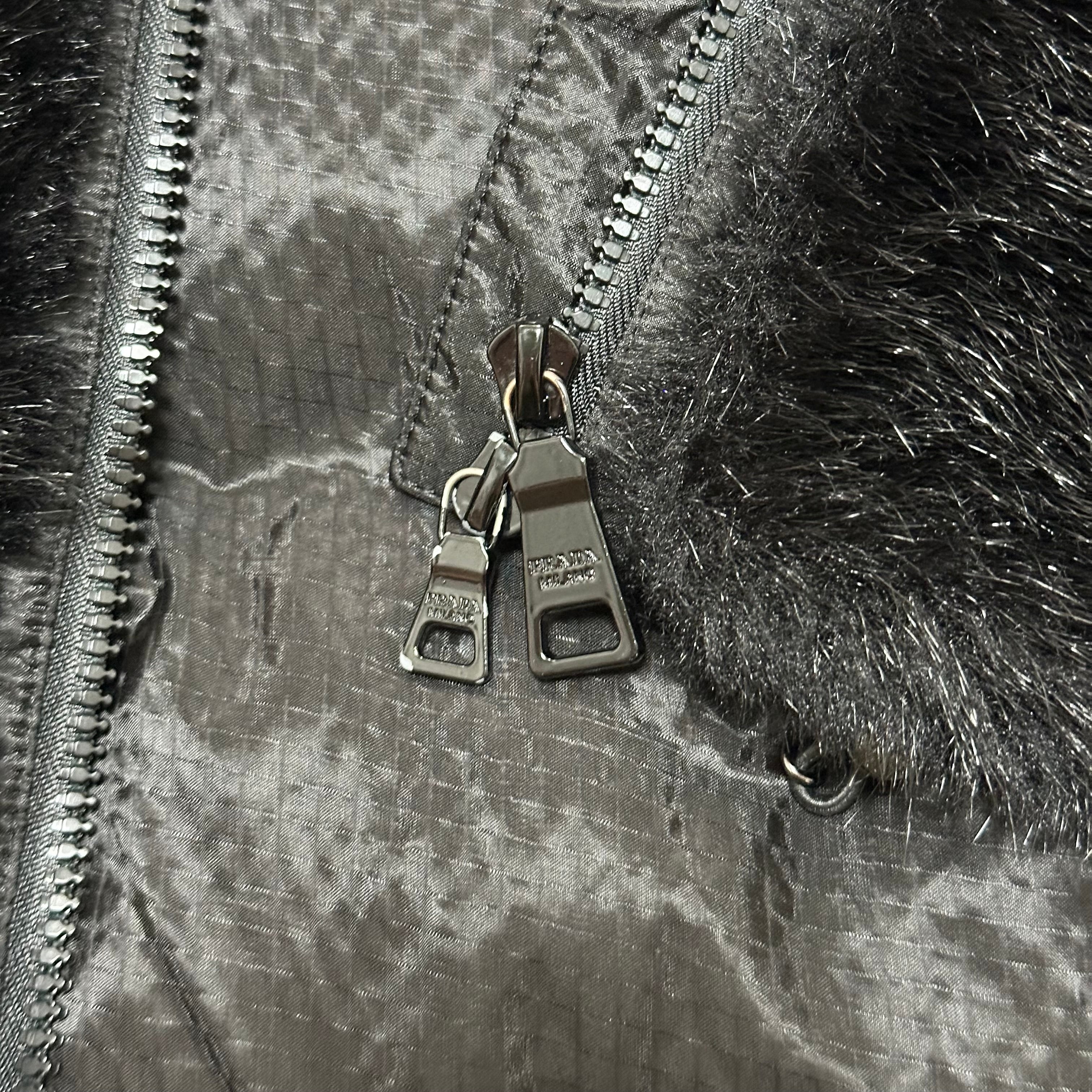 PRADA Sport Fall Winter 2009 Fur Nylon Vest - 7