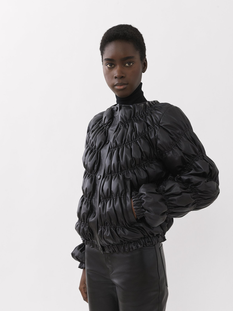 Chloé RUCHED PUFFER JACKET outlook