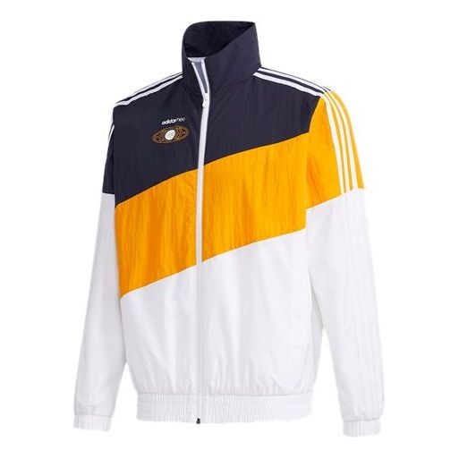 adidas neo M Egame Wvn Tt Sports Logo Jacket Blue GL7176 - 1