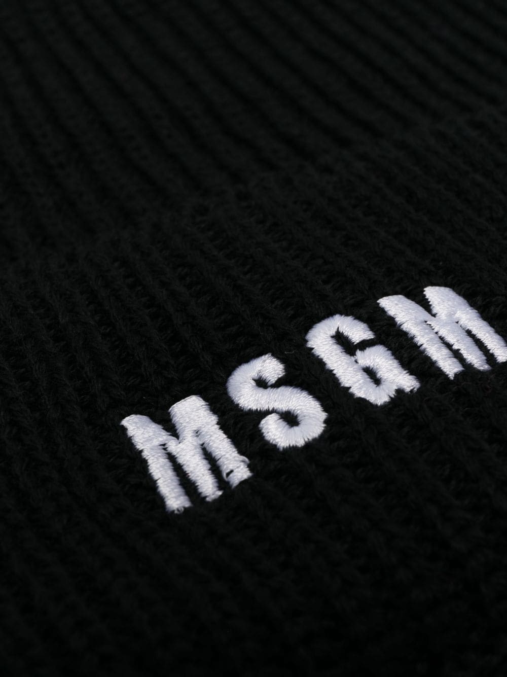 logo-embroidered ribbed-knit beanie - 2