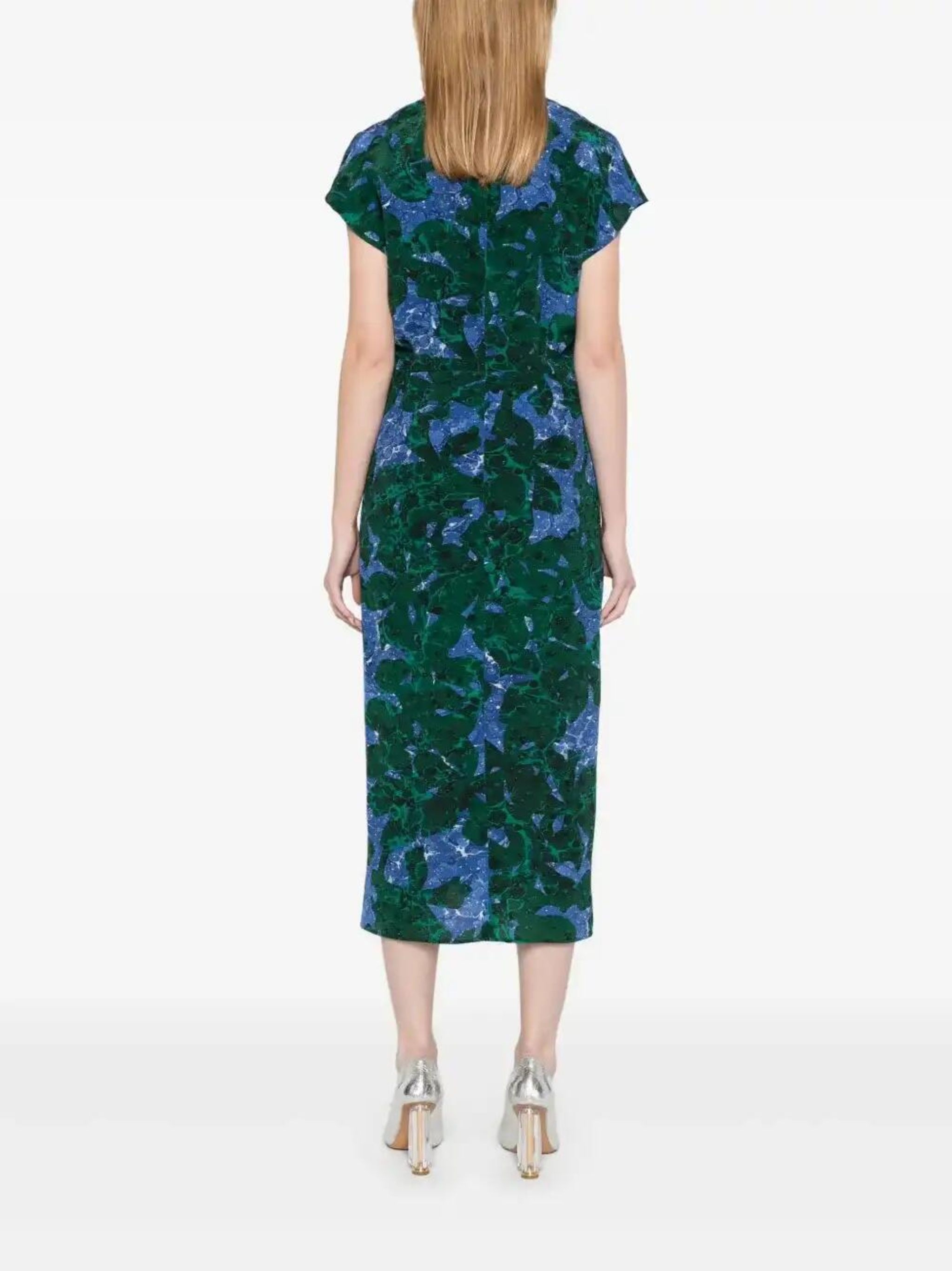 printed midi dress - 4