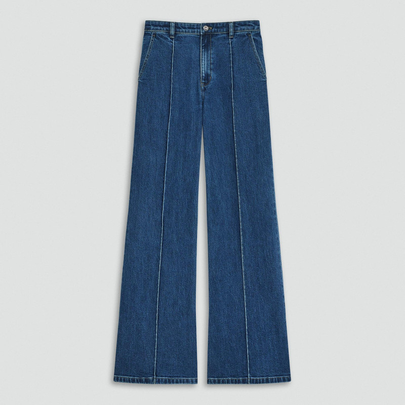 Fluid Flare Jean in Essential Denim 1