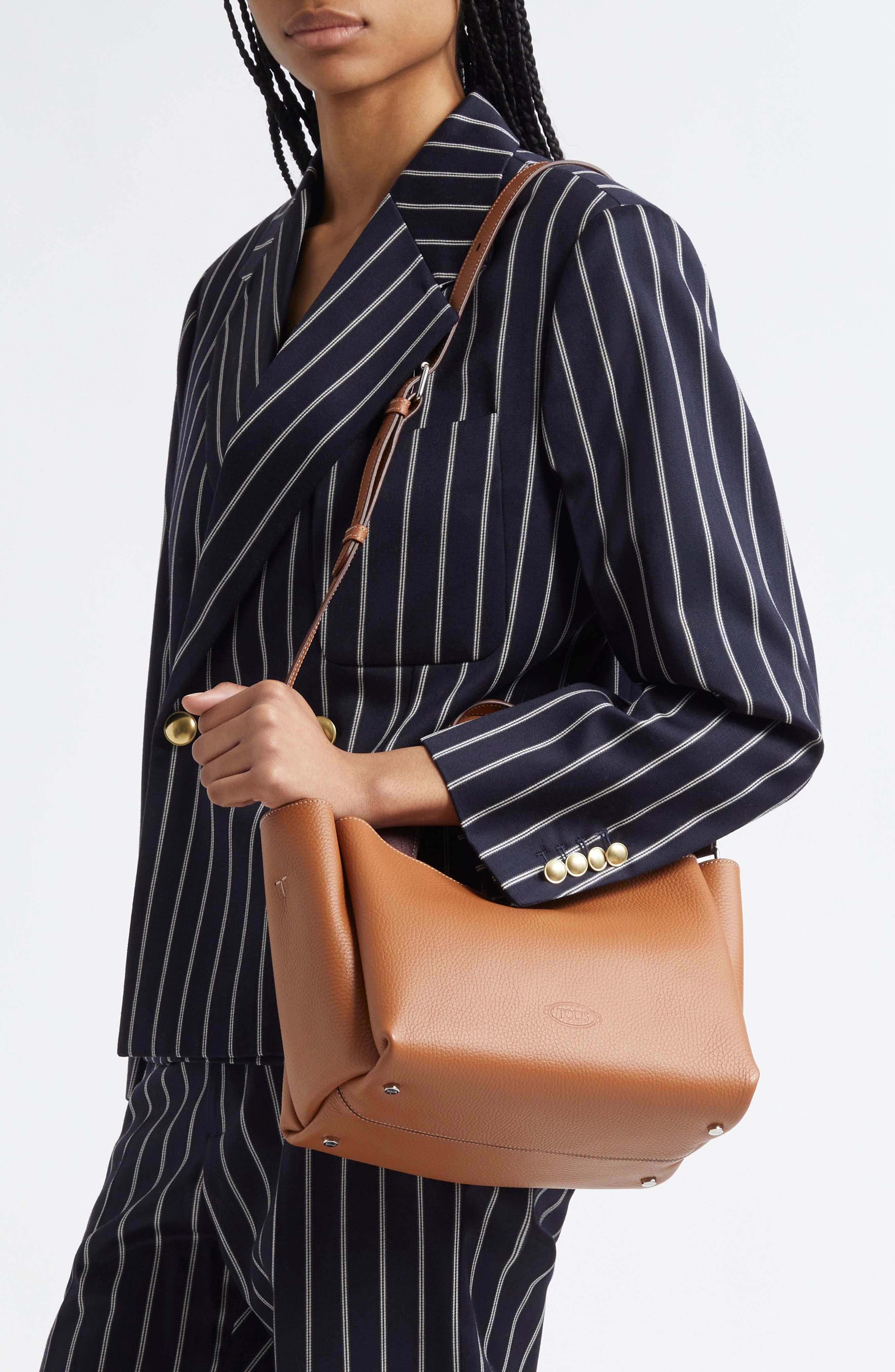 Tod's Mini Leather Tote in Kenia/Bordeaux at Nordstrom - 2