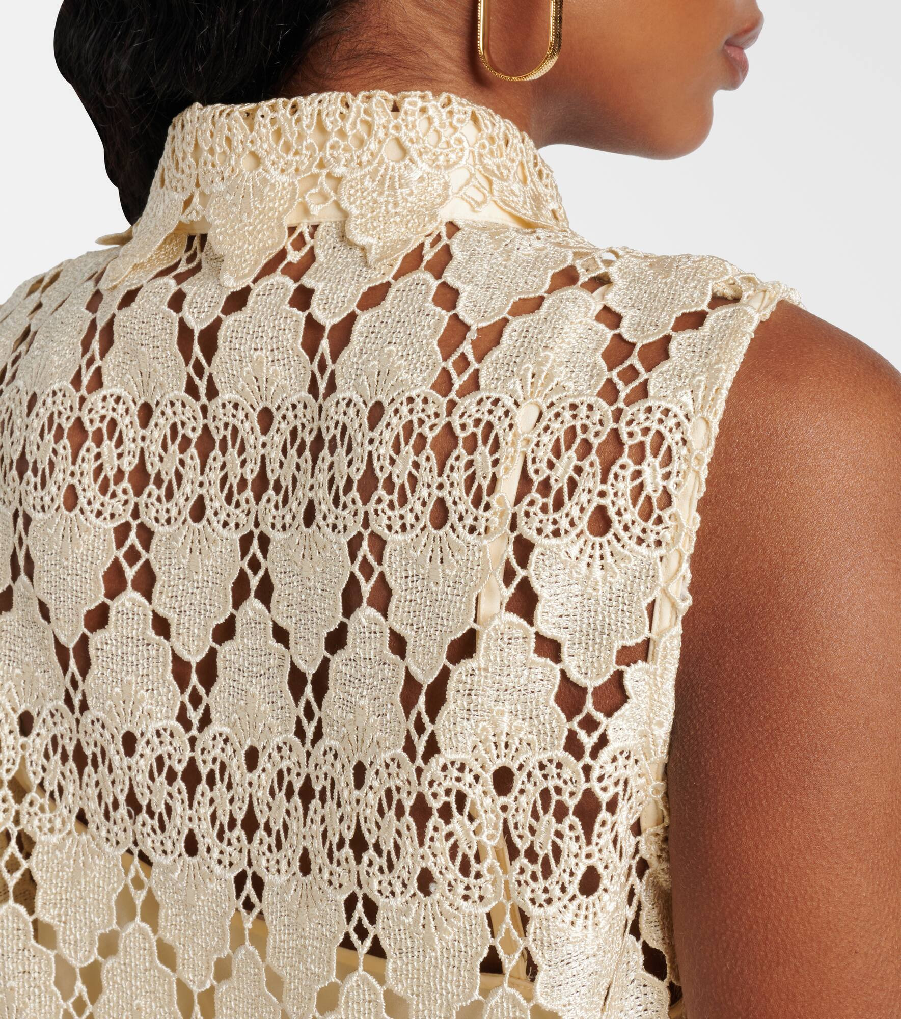 The Deco lace minidress - 6