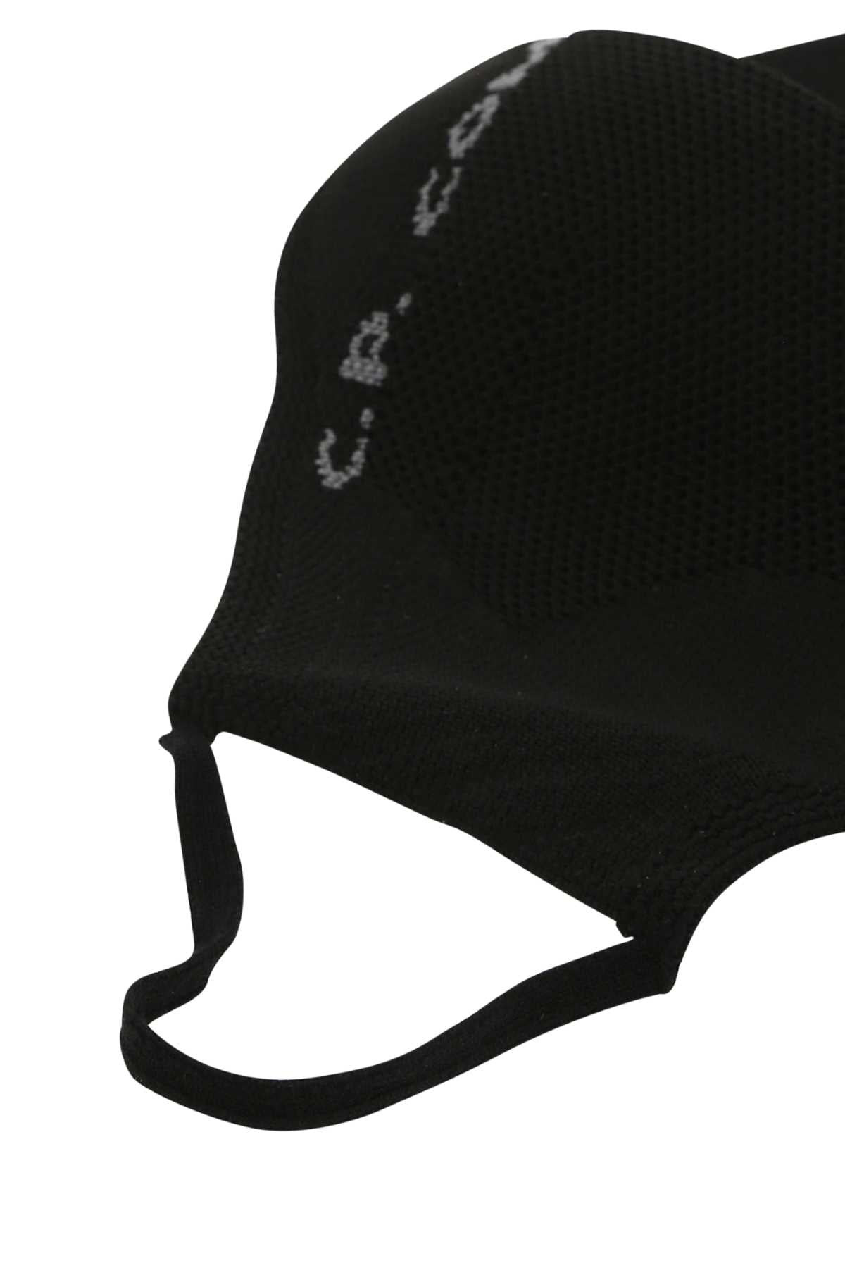 C.P. Company Men Black Fabric Face Mask - 3