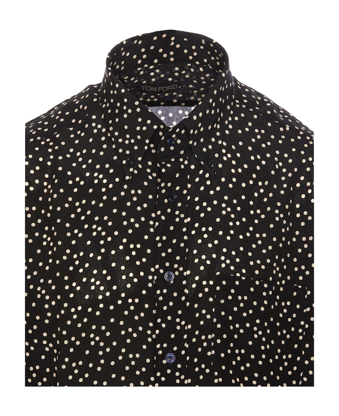 Dot Print Shirt - 4