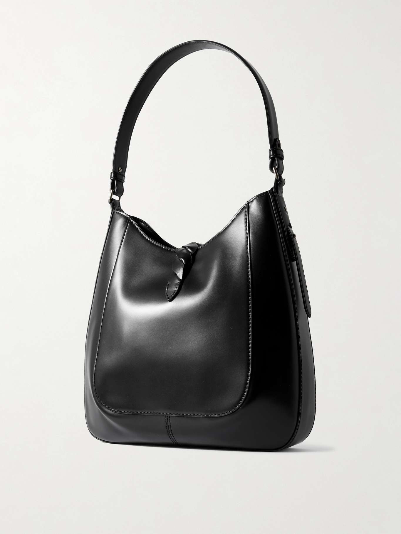 Altay leather shoulder bag Black - 3