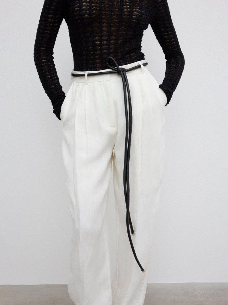 Rope leather belt 1