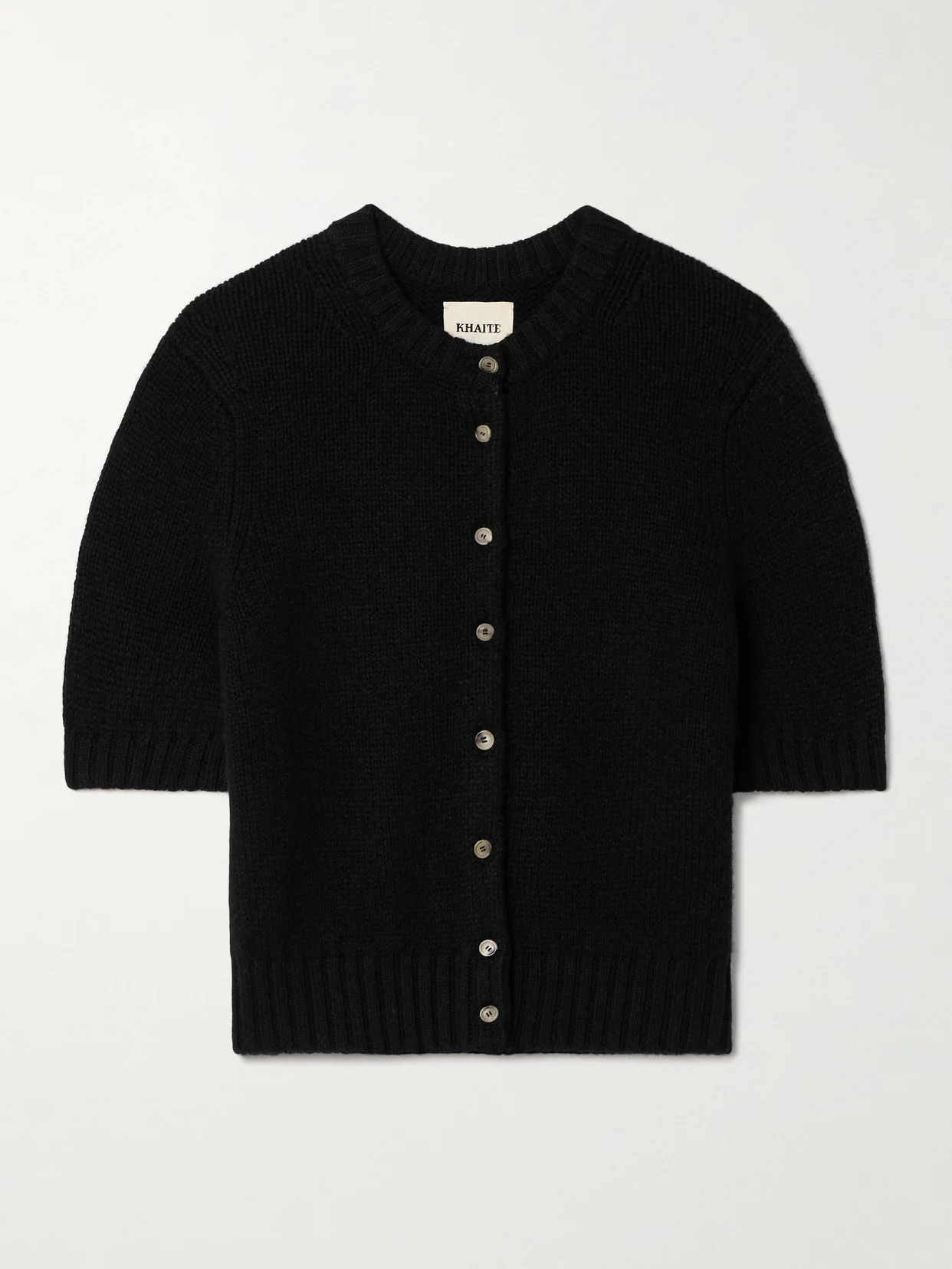 Nora Cropped Cashmere Cardigan - 1