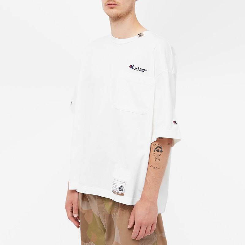 Maison Mihara Yasuhiro Printed Pocket Tee 2