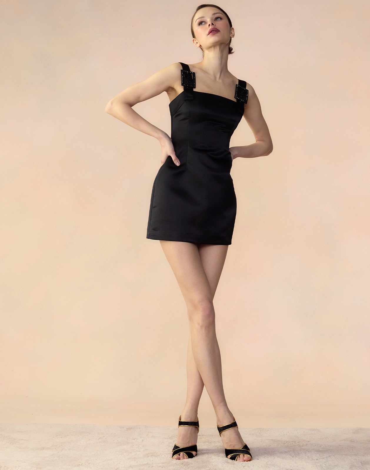 Gigi Satin Dress - 1