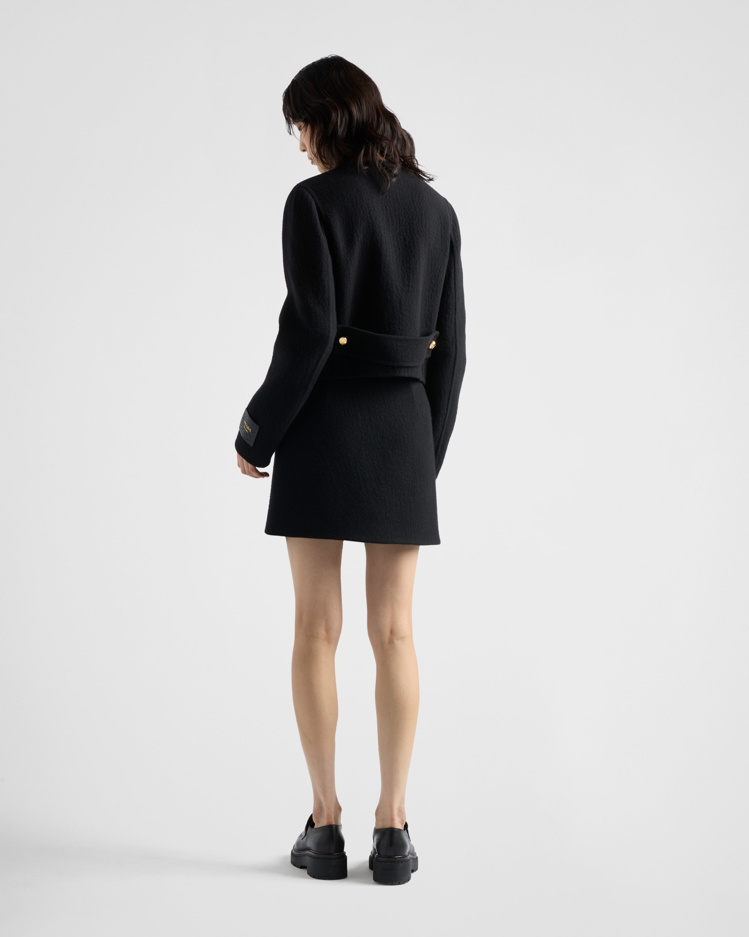 Double-breasted twill jacket - 5