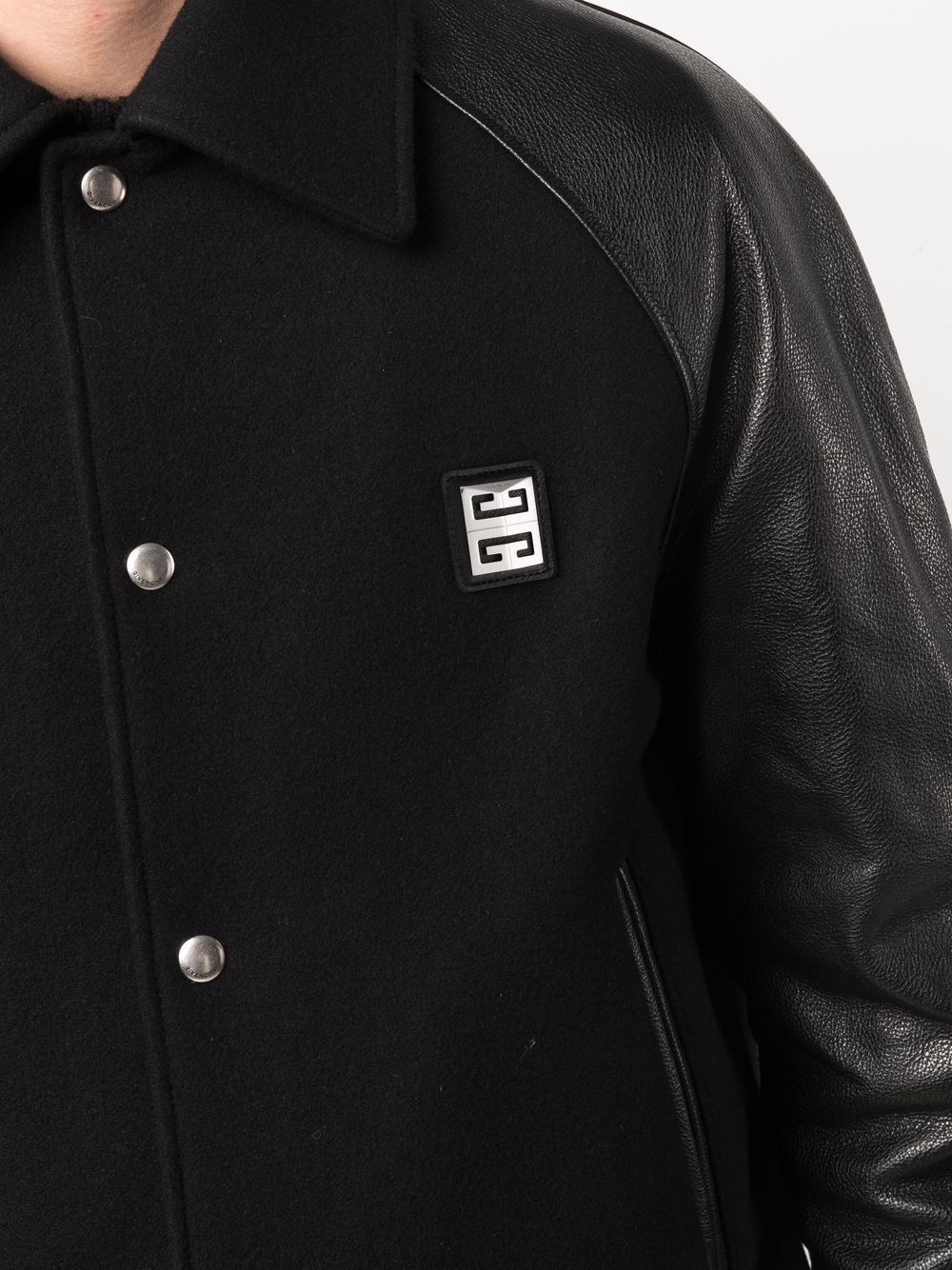 4G-plaque varsity jacket - 4