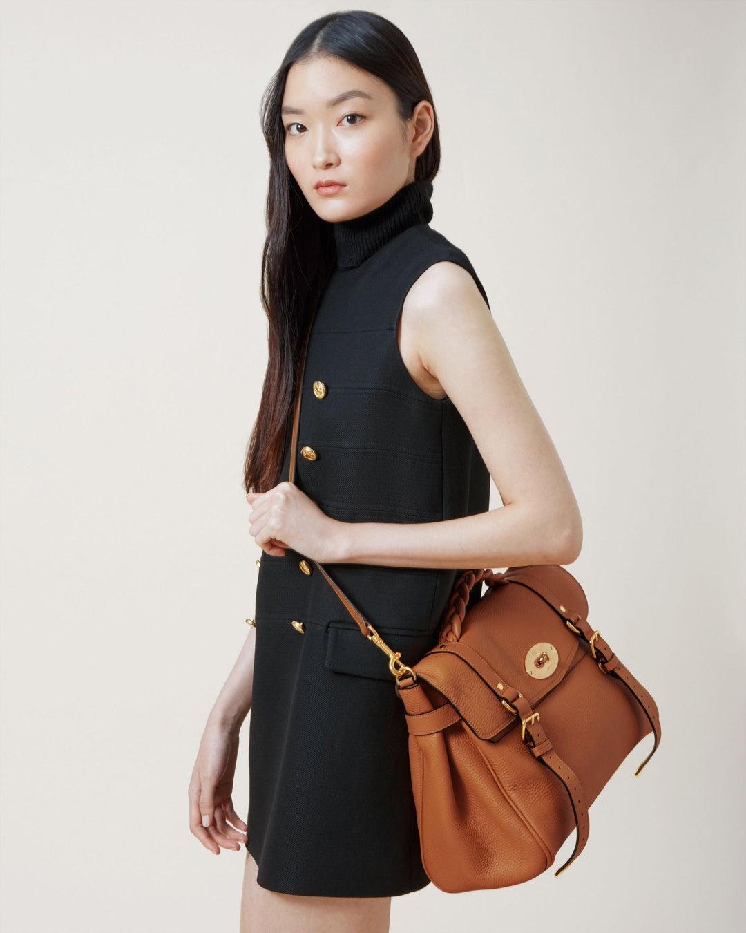 Mulberry Oversized Alexa Heavy Grain | REVERSIBLE