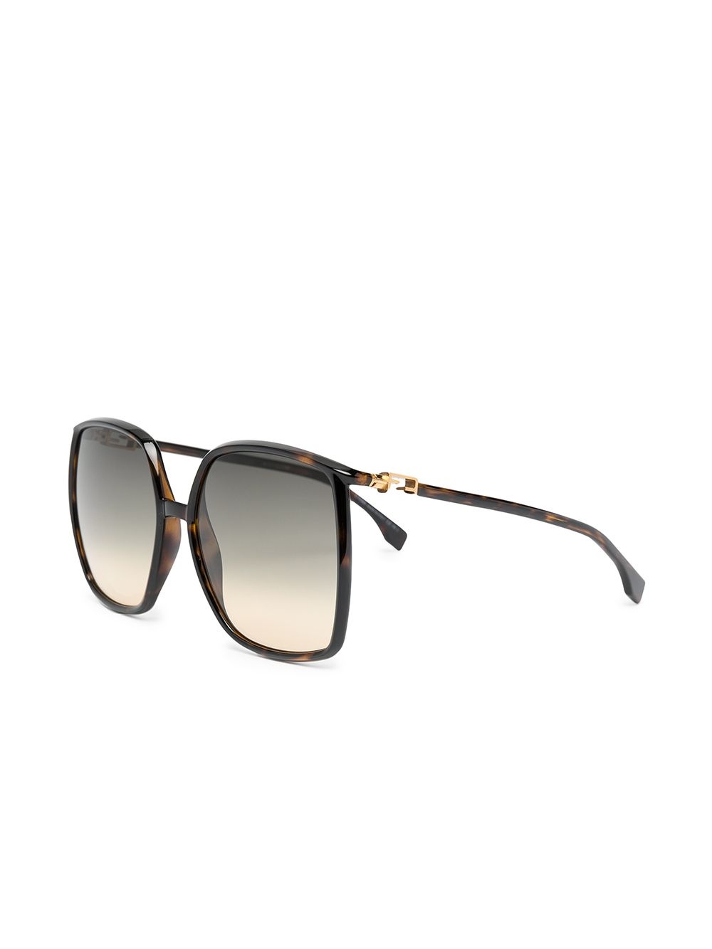 oversized square frame sunglasses - 2