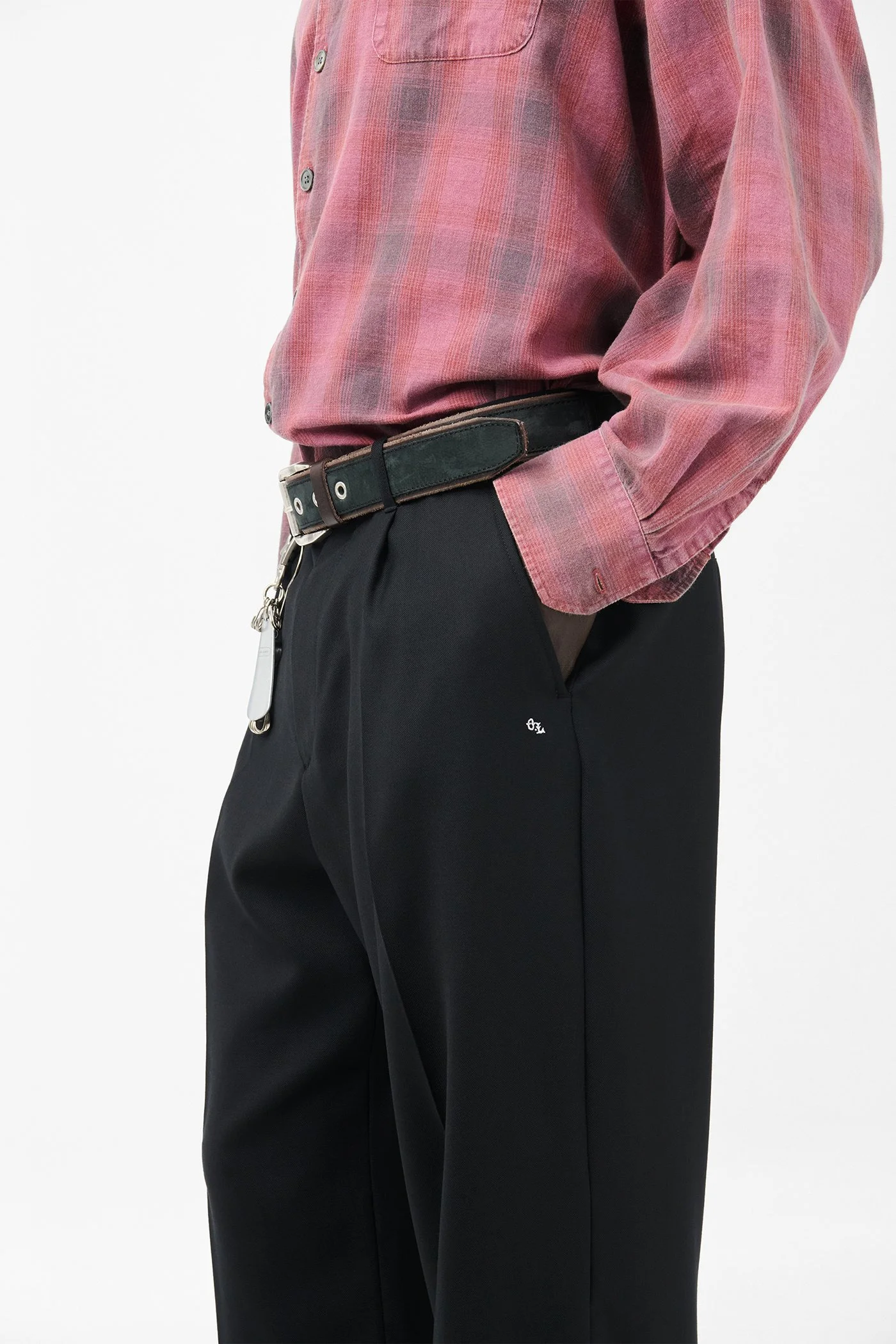 Our Legacy Borrowed Chino Black Panama Wool | REVERSIBLE