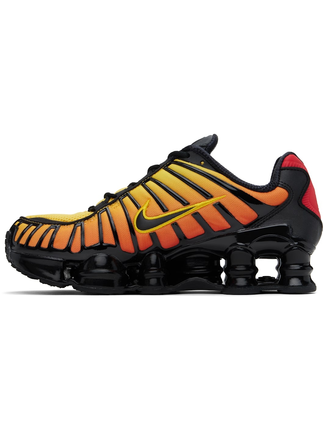 Orange & Black Shox TL Sneakers - 3