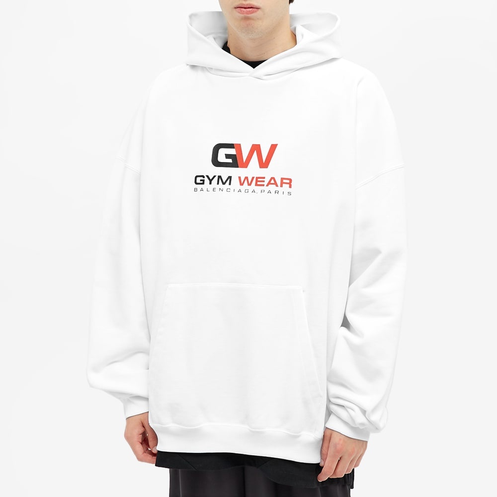 Balenciaga Gym Work Logo Popover Hoody - 4