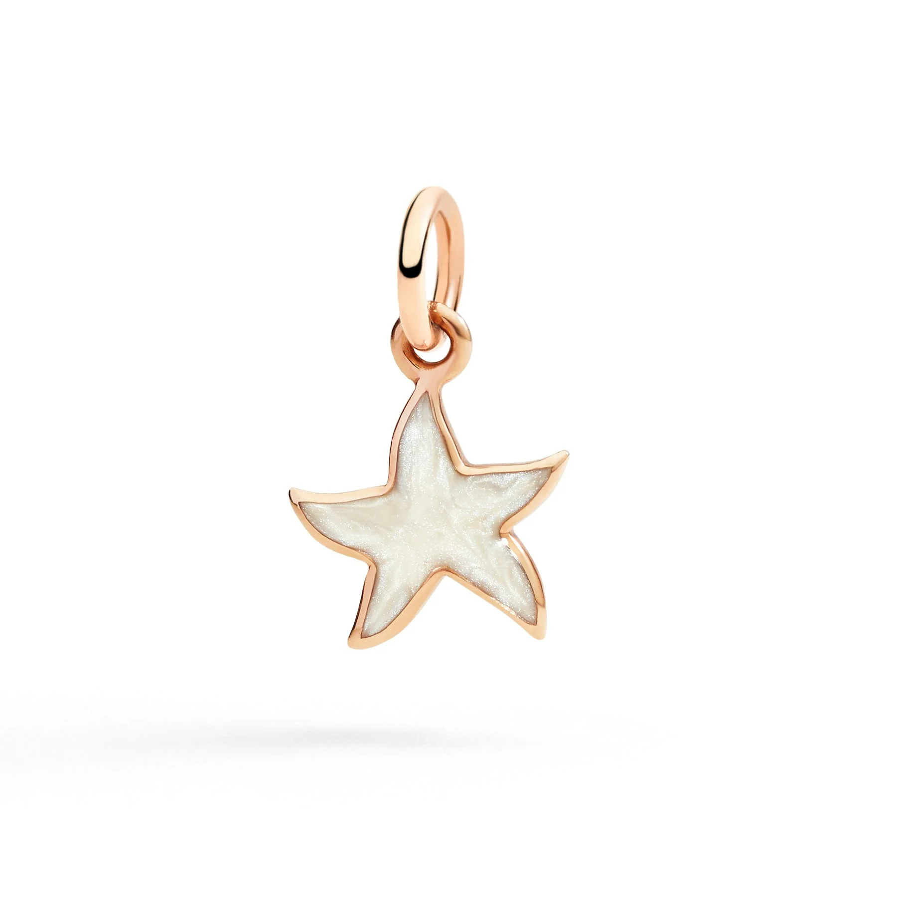 ROSE GOLD & ENAMEL STAR CHARM - 1