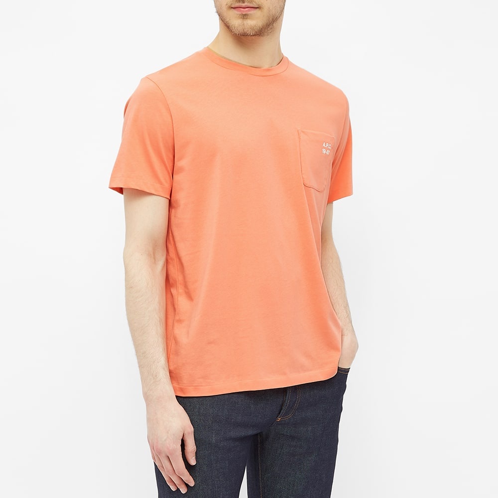 A.P.C. Andrew Logo Pocket Tee - 3