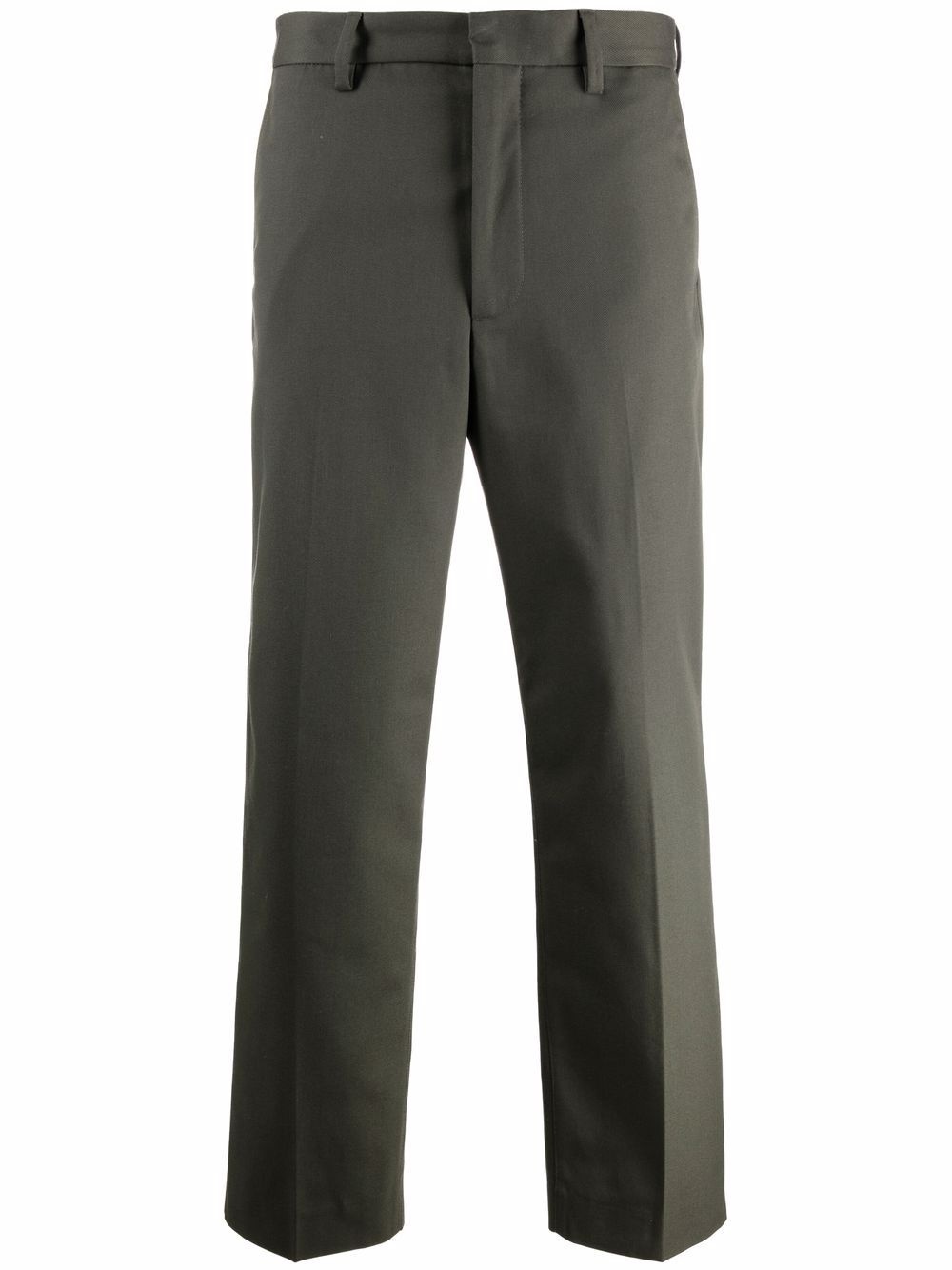 tailored-cut straight-leg trousers - 1