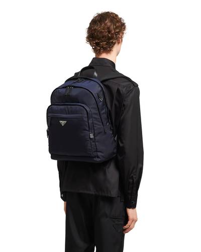 Prada Nylon and Saffiano Leather Backpack outlook