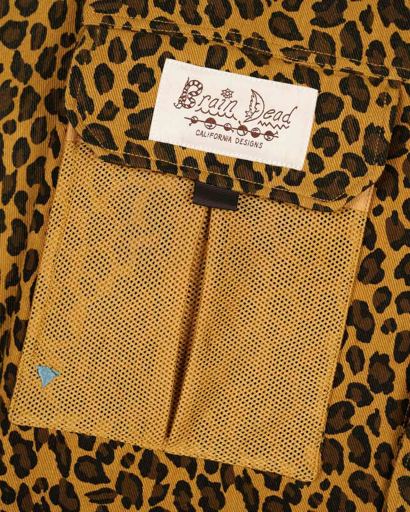 Cropped Chore Jacket - Leopard 3