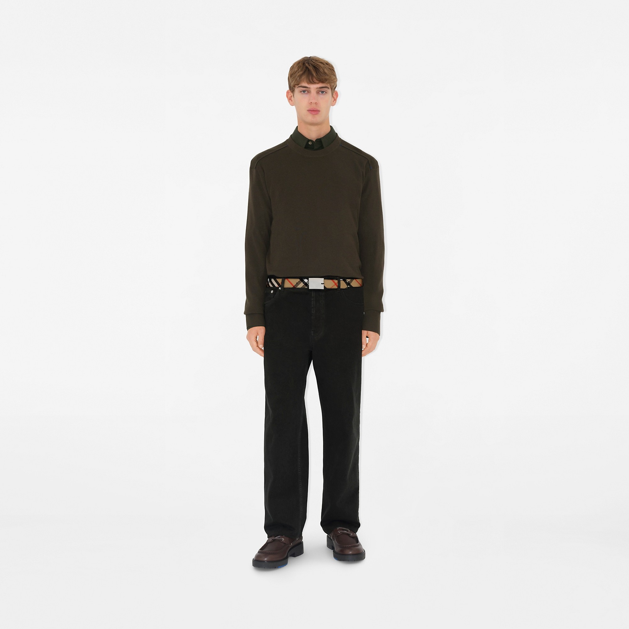 Reversible Check B Cut Belt - 2