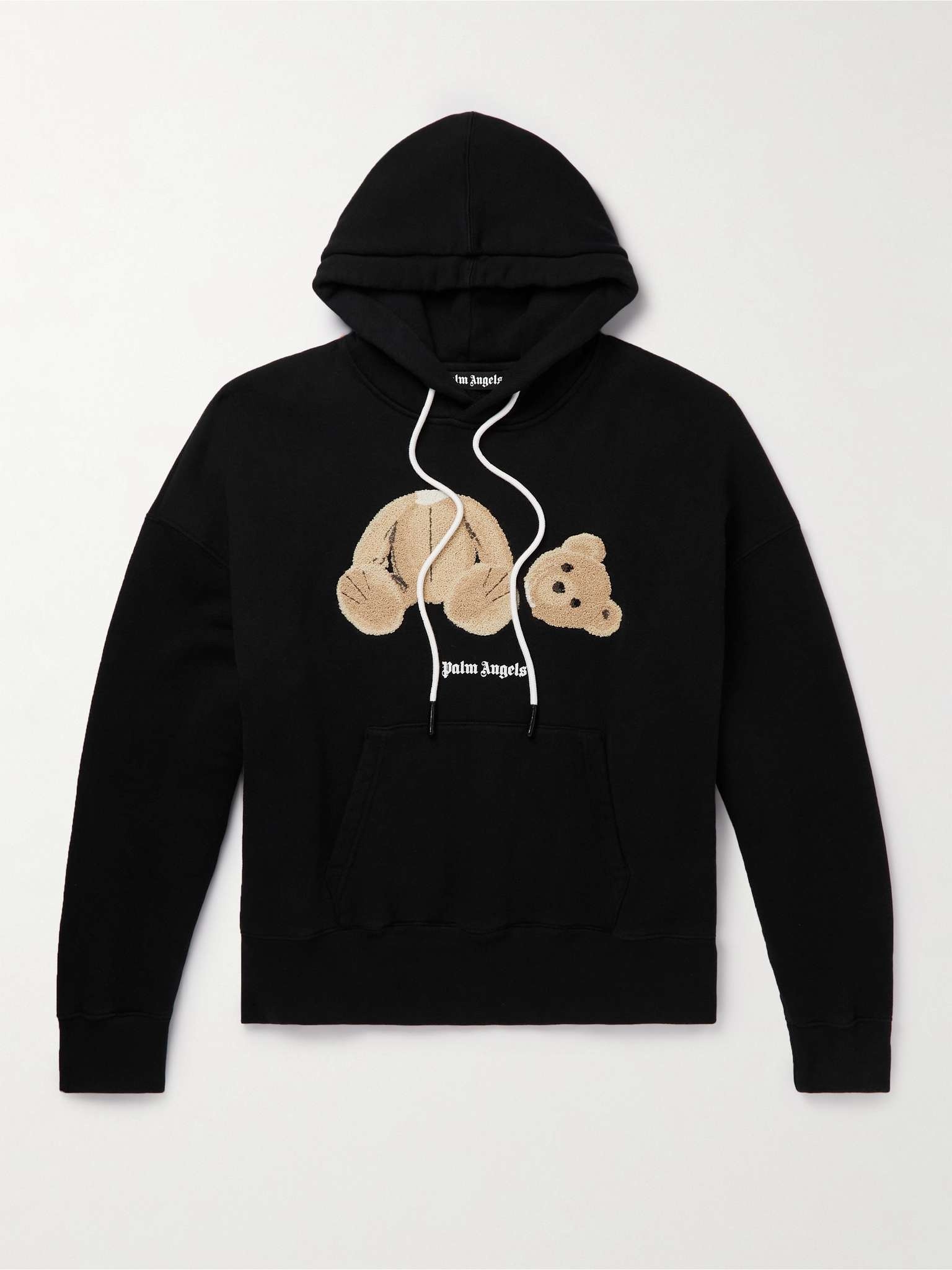 パーカー・フーディ Palm Angels Relaxed-Fit Cotton Sweatshirt With Bear Relief Palm Angels Tufted Bear Hoodie | Saks Fifth Avenue