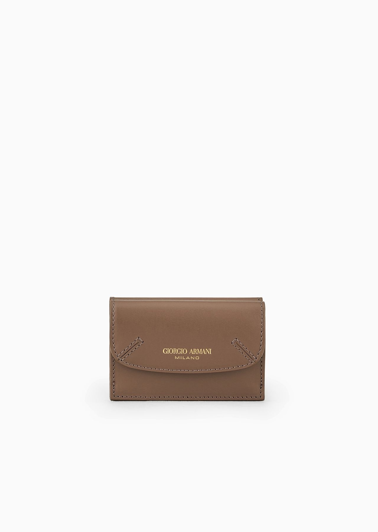 Mini la Prima trifold wallet in palmellato leather - 1