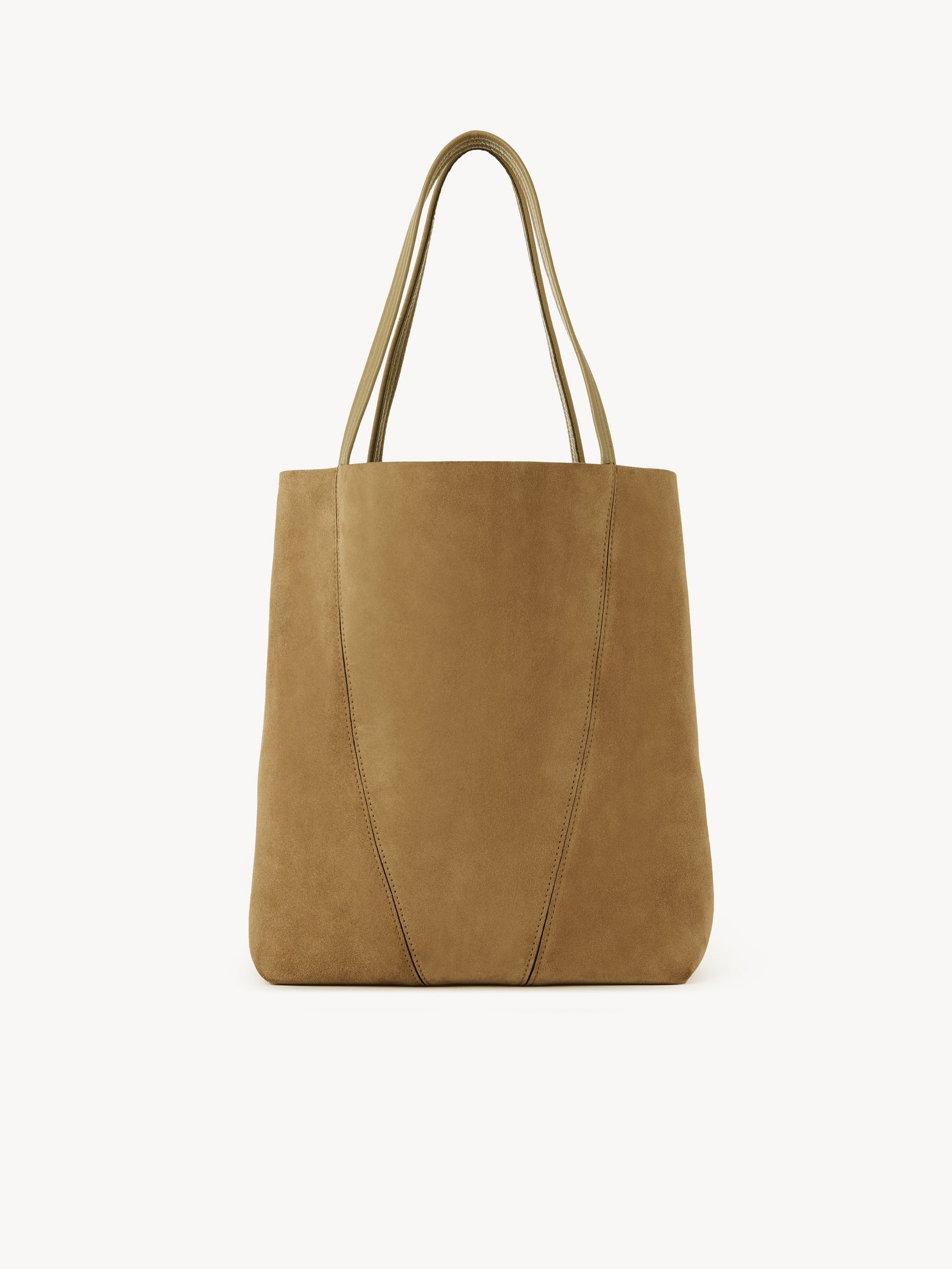 CHLOÉ SPIN TOTE BAG IN SUEDE LEATHER - 5