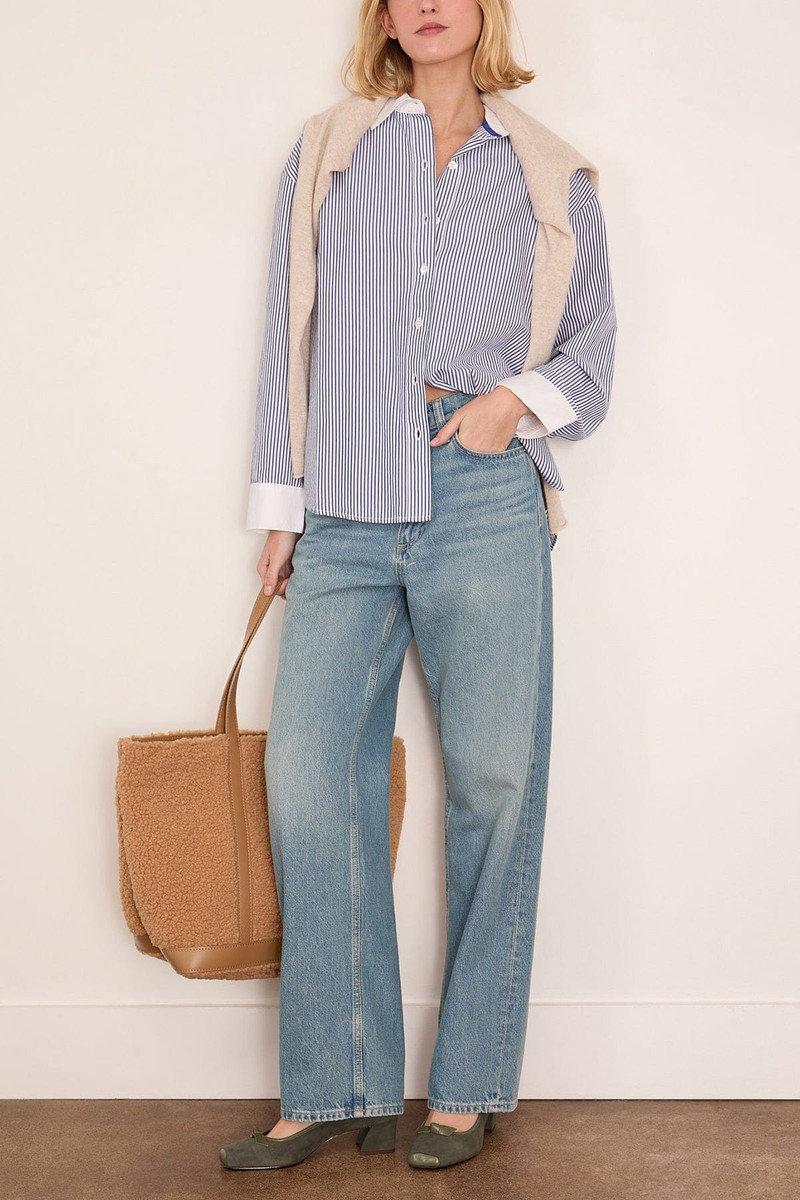 XÍRENA James Shirt in True Blue outlook