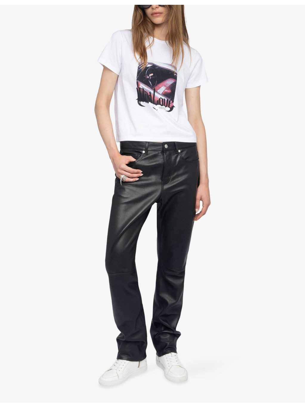 Alys Graphic-Print Cotton-Jersey T-Shirt - 2