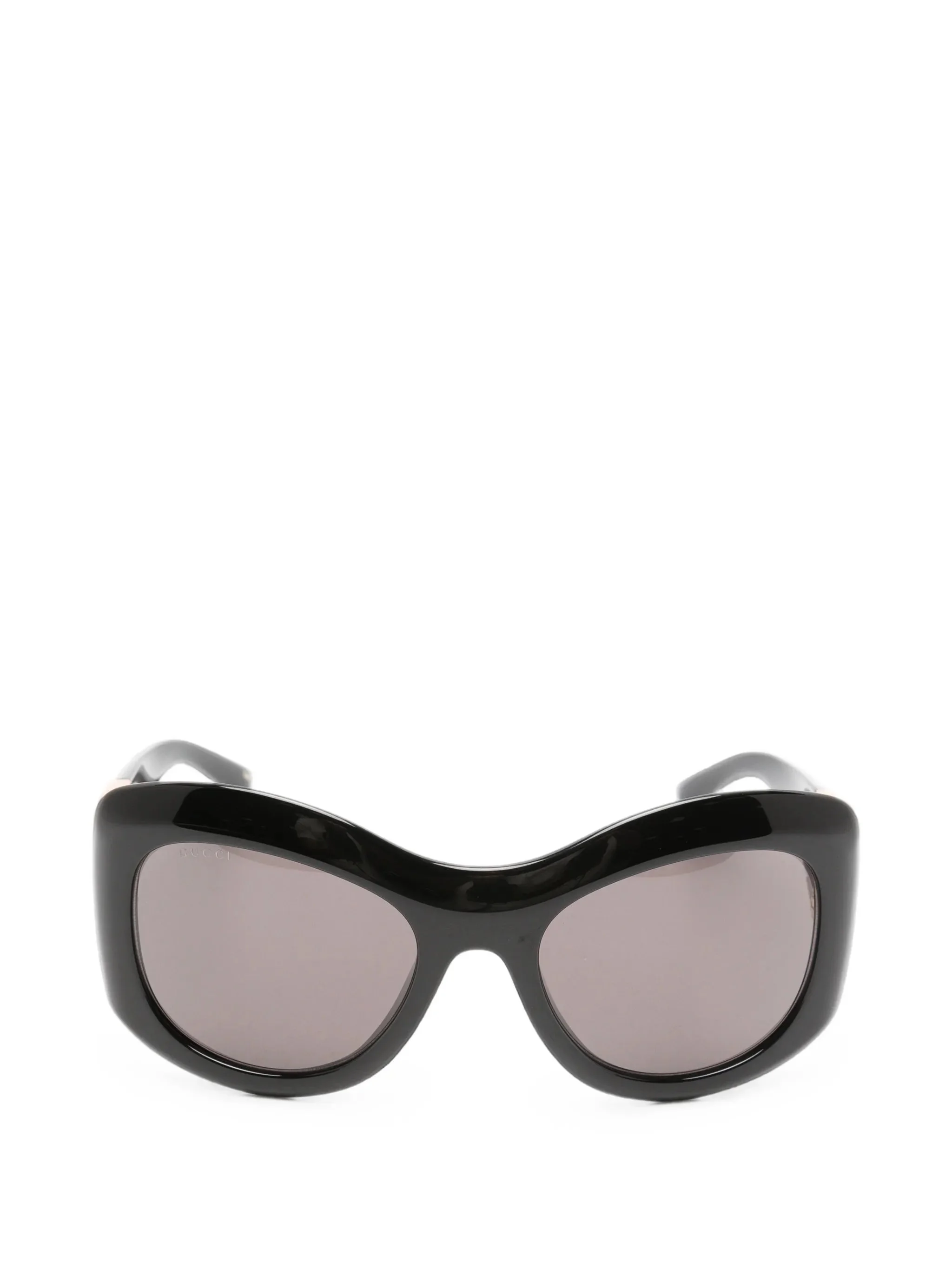 Gucci Double G Geometric-frame Sunglasses - 1