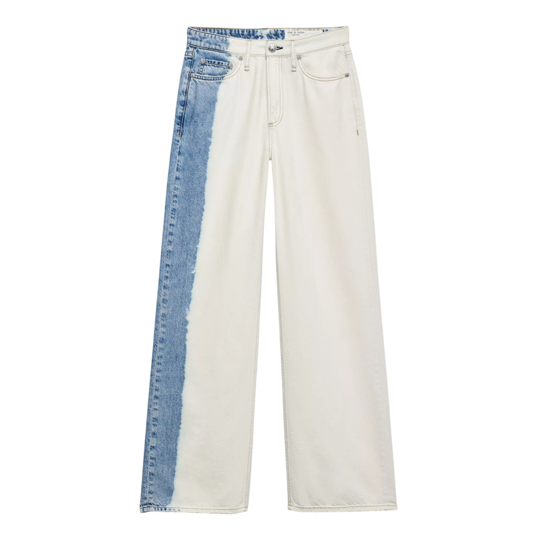 Logan Mid-Rise Wide-Leg Jeans - 1