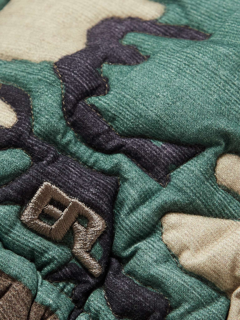 Quilted Camouflage-Print Cotton Down Jacket 3