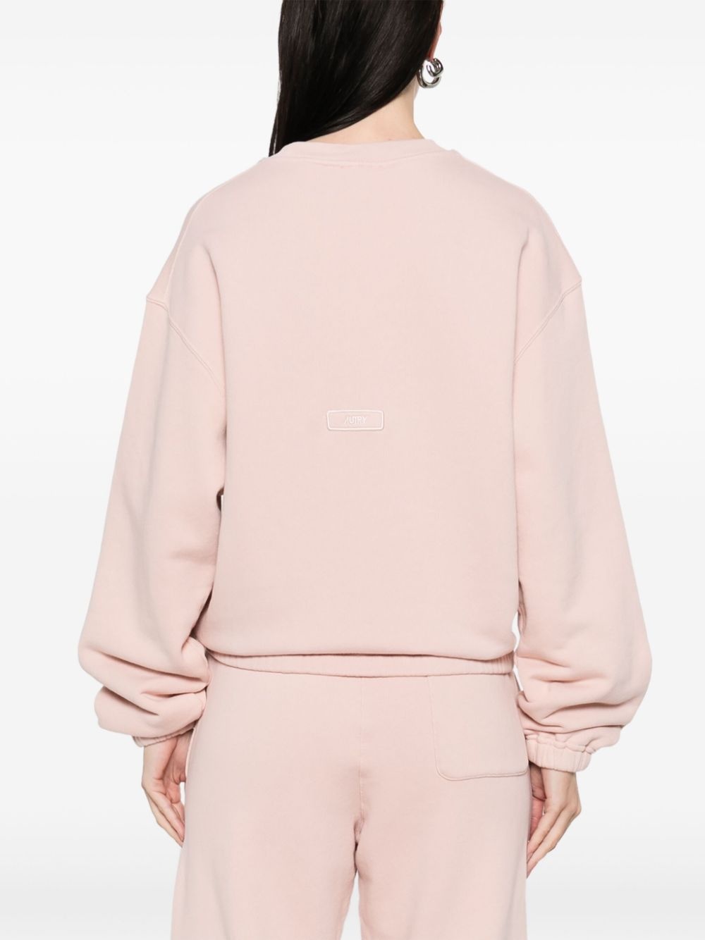 logo-embroidered sweatshirt - 4