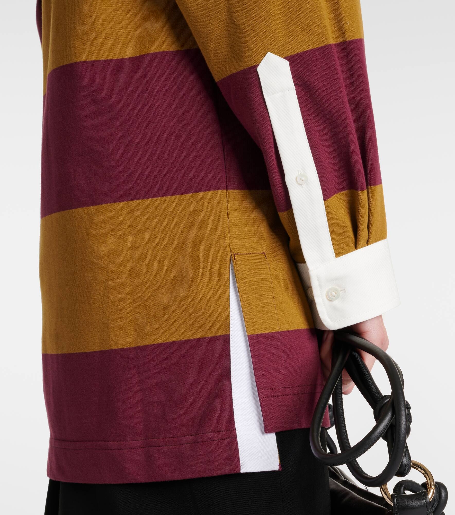 Colorblocked cotton-blend sweatshirt - 5