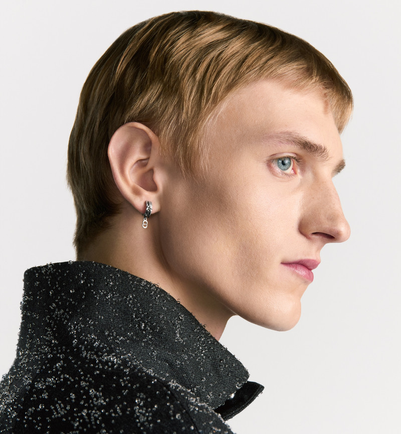 Dior Black Star Earring Set 4