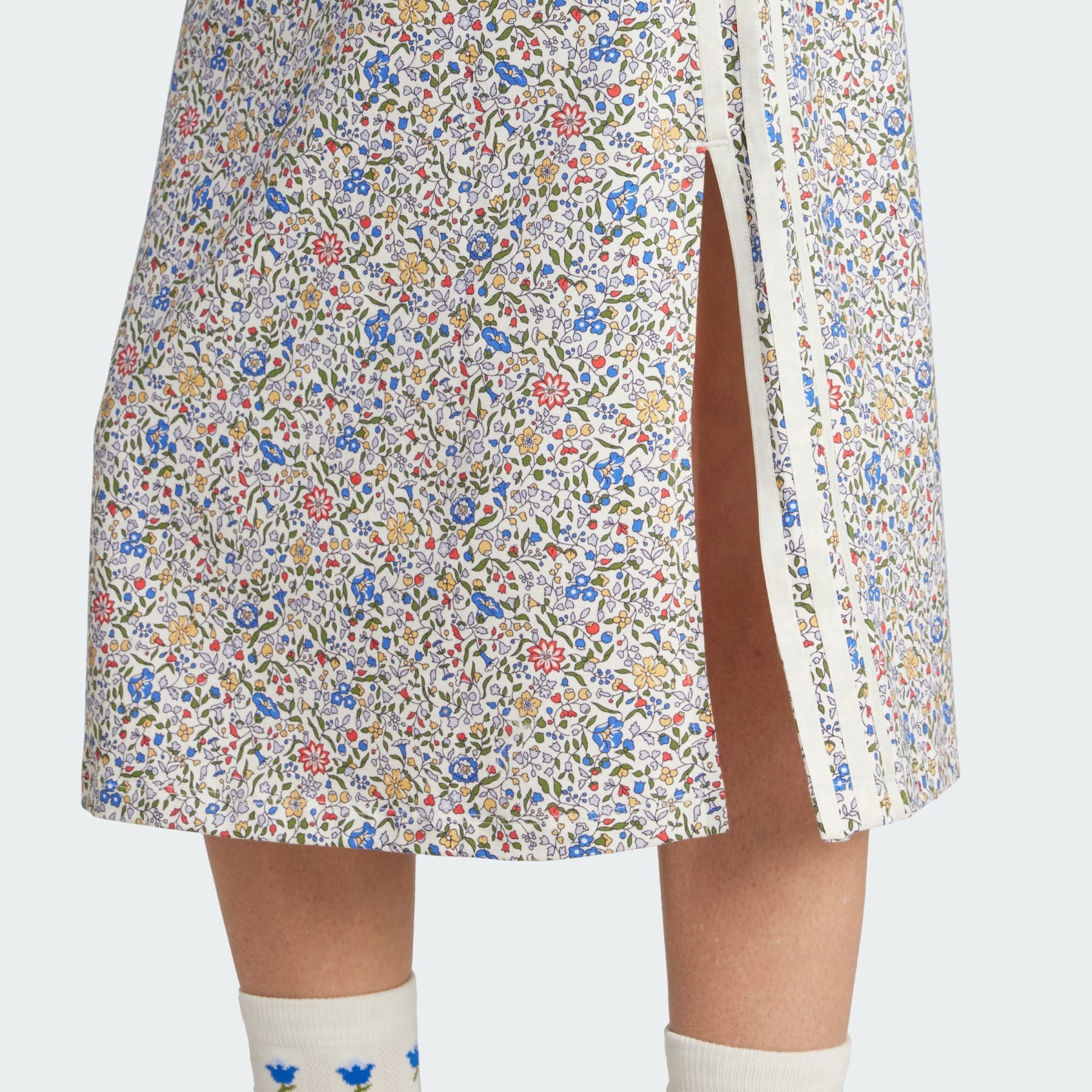 adidas Originals x Liberty London Bodycon 3-Stripes Maxi Dress - 6