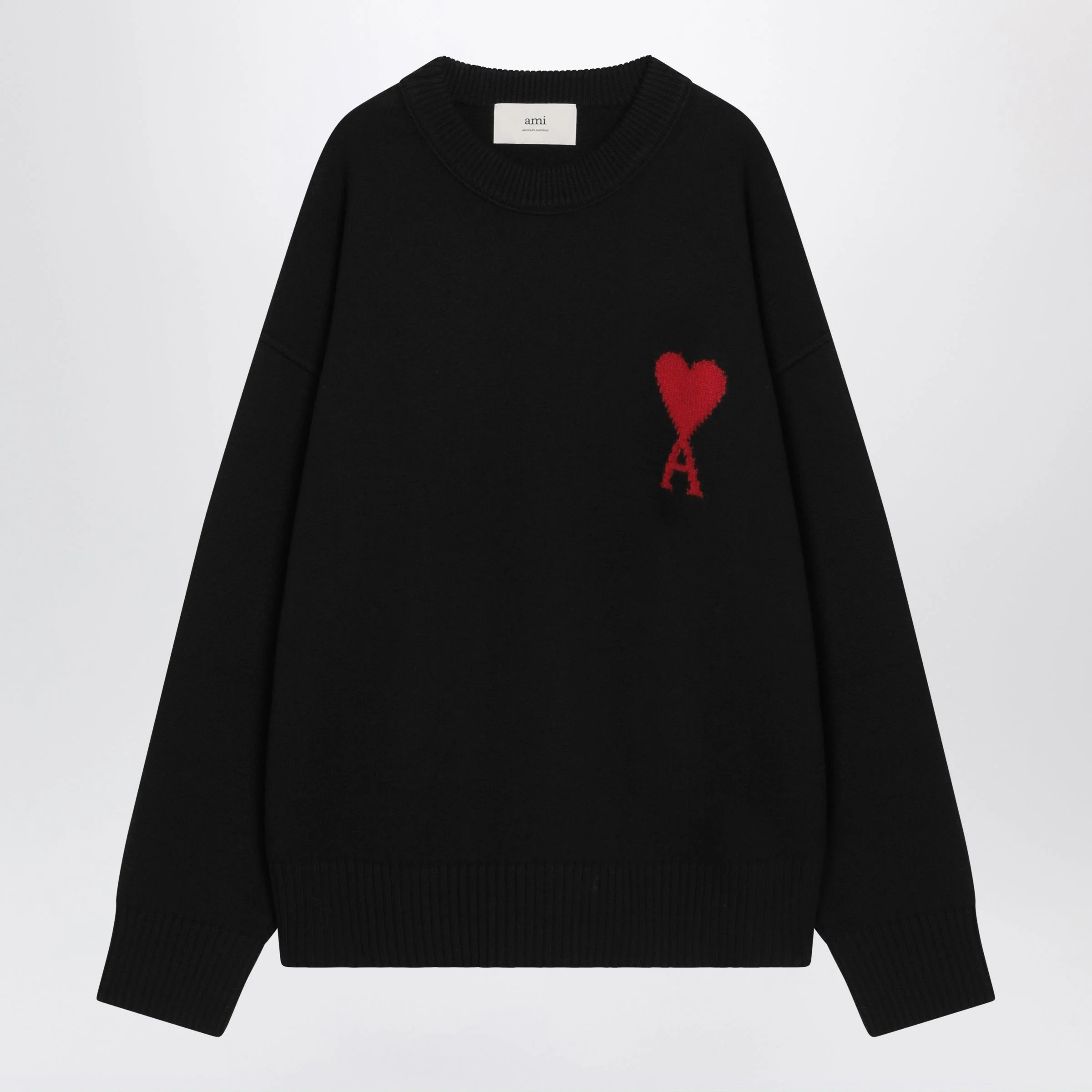 Black wool sweater Ami De Coeur - 1
