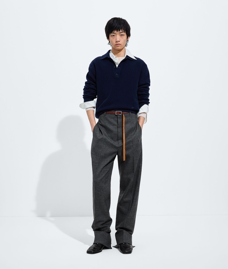 Wool Polo Sweater 1
