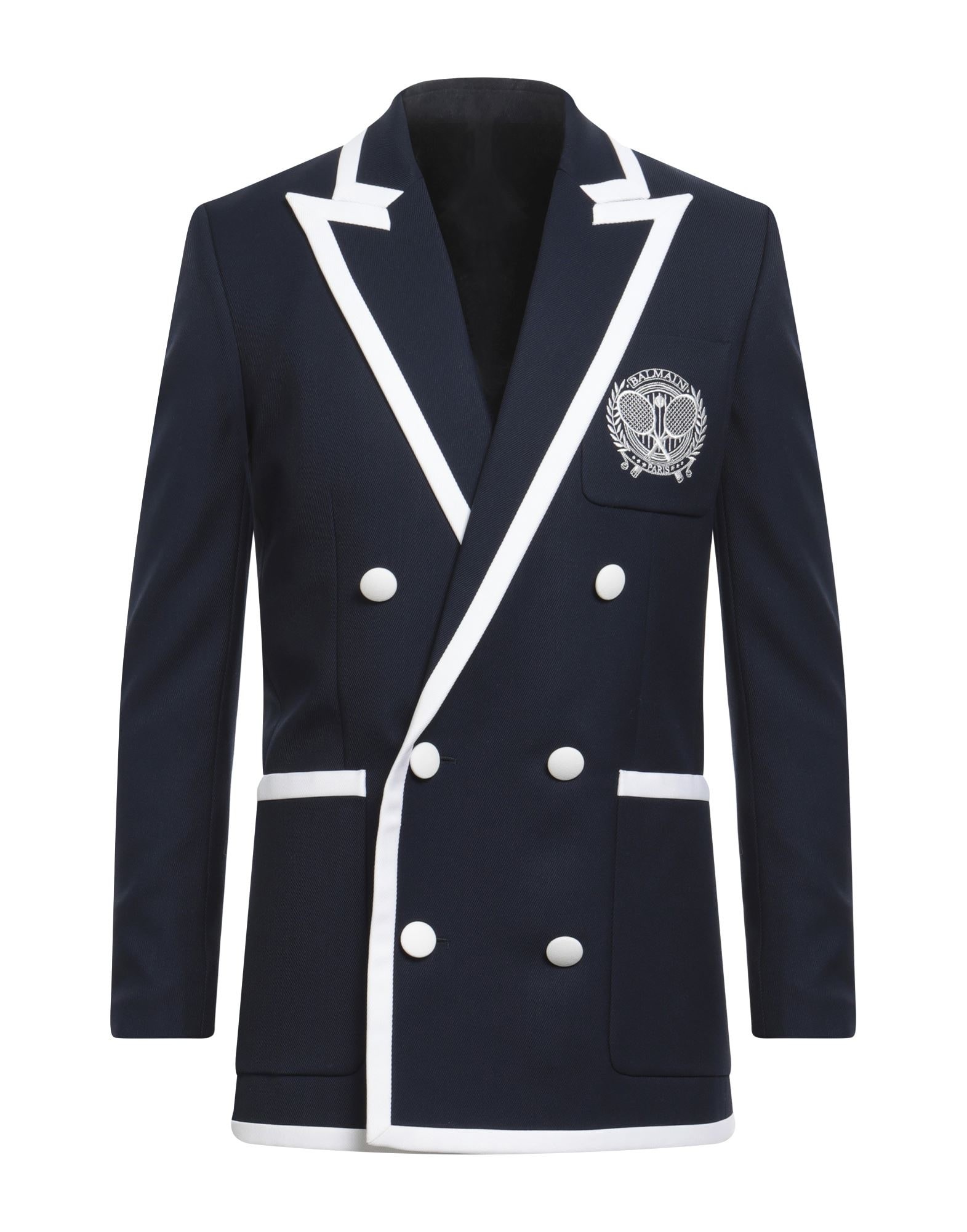 Blue Men's Blazer - 1