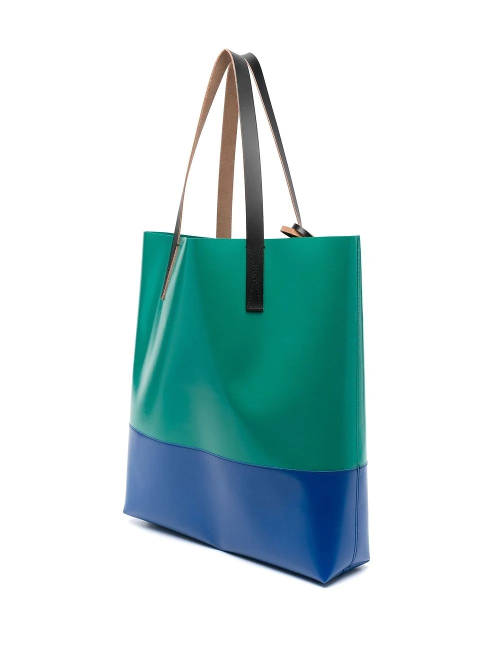 colour-block shopping tote bag - 3